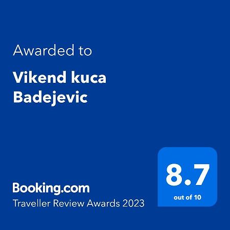 Villa Etno Kuca Badejevic Plavna Exterior foto